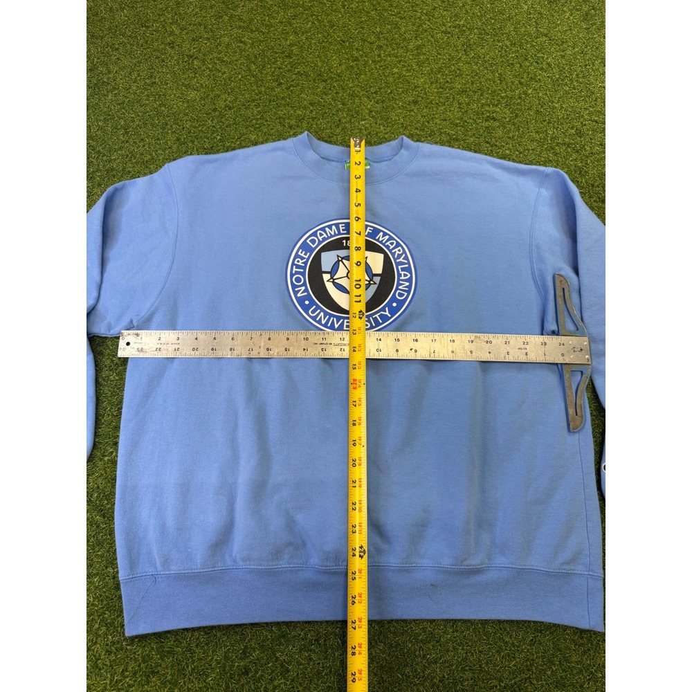 Champion Notre Dame of Maryland University Eco Fleece Sweatshirt Blue XL - Picture 6 of 6